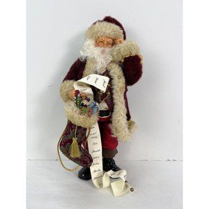 Thomas Kinkade St. Nicholas Naughty or Nice ? Figurine Bradford Edition Issue